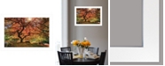 Trendy Decor 4U First Colors of Fall I by Moises Levy, Ready to hang Framed Print, White Frame, 21" x 15"